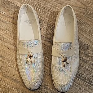 Men's Iridescent Loafers with Tassels